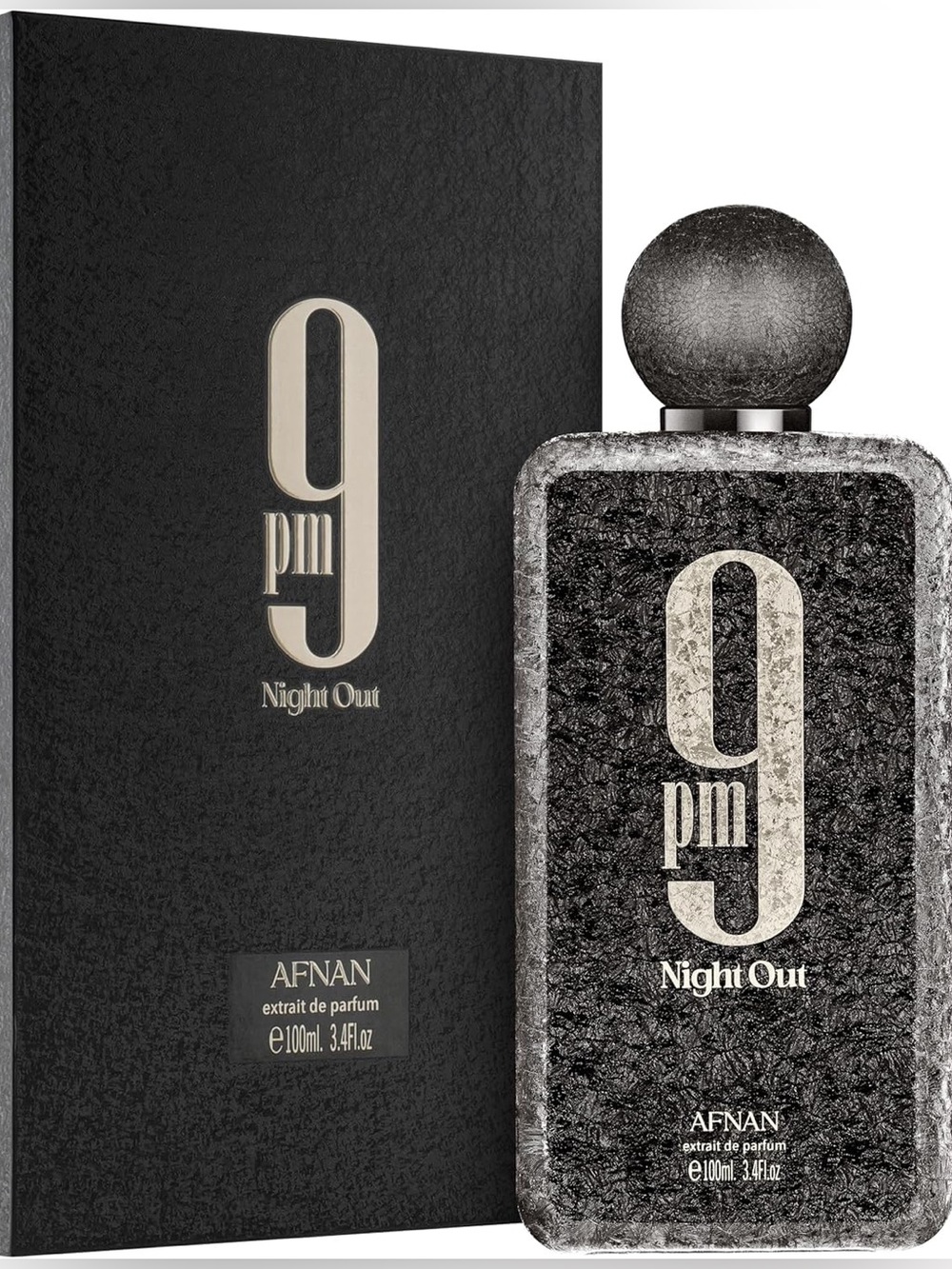 Afnan 9 PM Night Out — Extrait de Parfum (Unisex) 100ml 3.4oz New 🆕 Sealed.